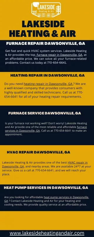 HVAC Repair in Dawsonville, GA