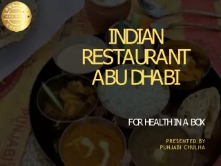 Your Favourite Indian Restaurant Abu Dhabi