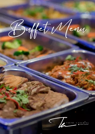 Buffet Catering Halal-Theme catering