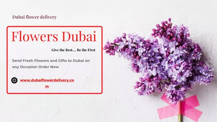 dubai flower delivery