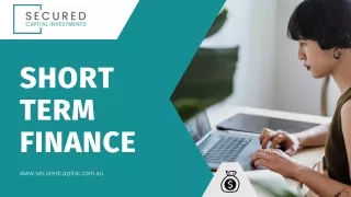 Apply For Short Term Loan In Australia