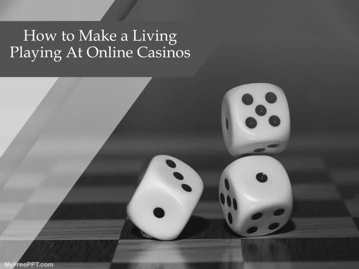 how to make a living playing at online casinos