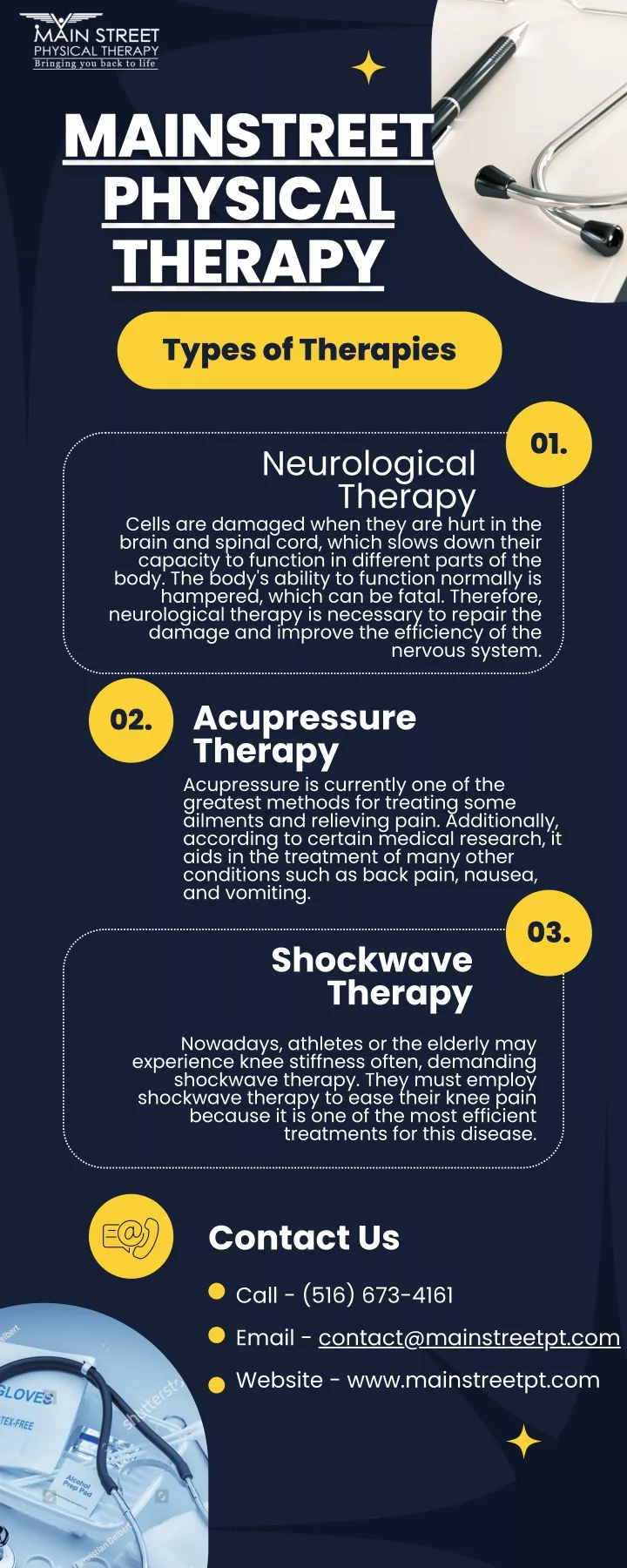 types of therapies