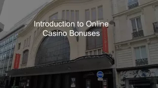introduction to online casino bonuses