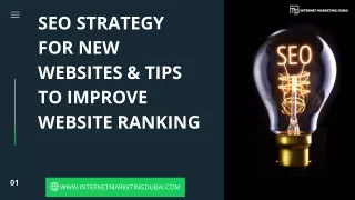 SEO Strategy for New Websites & Tips to improve Website Ranking