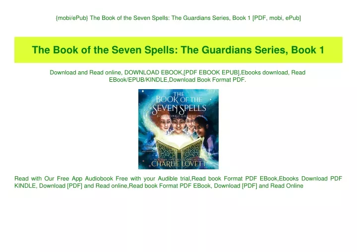 mobi epub the book of the seven spells
