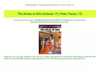 Pdf [download]^^ The Exiles of Kifa (Volume 17) (Yoko Tsuno  17) (DOWNLOAD E.B.O.O.K.^)