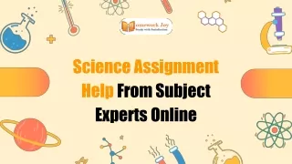 science assignment help from subject experts