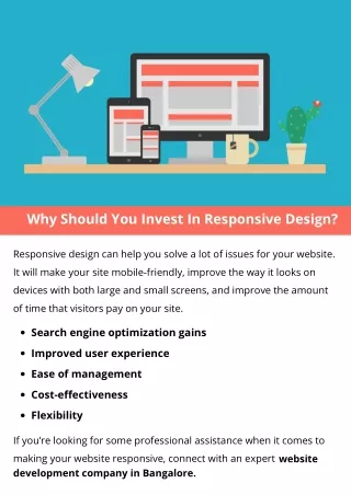 why should you invest in responsive design
