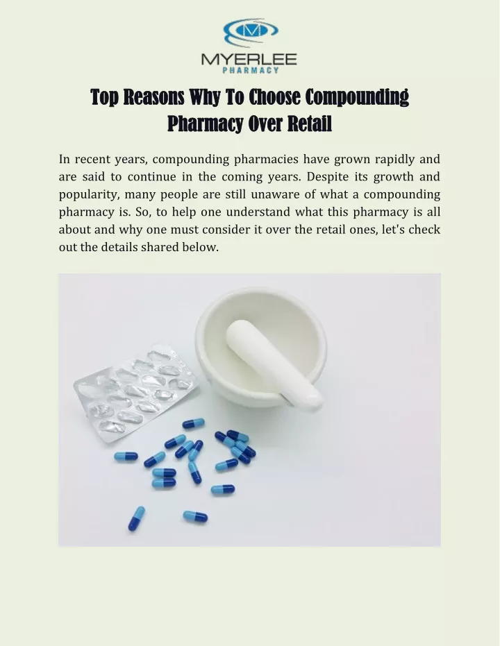 top top reas reasons why to choose compounding