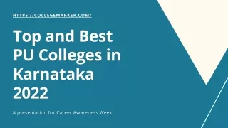 https collegemarker com top and best pu colleges