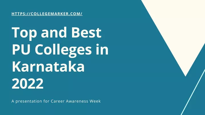 https collegemarker com top and best pu colleges