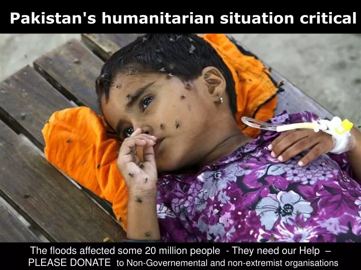 pakistan s humanitarian situation critical