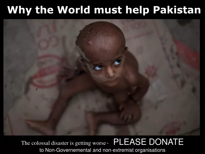 why the world must help pakistan