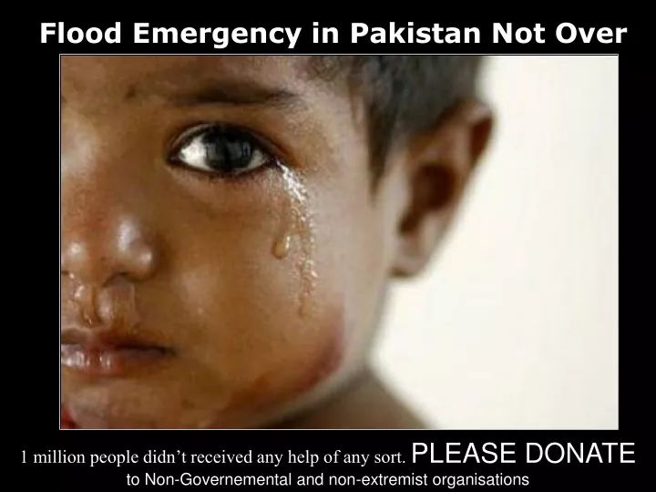 flood emergency in pakistan not over