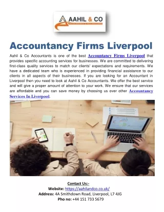 Accountancy Firms Liverpool