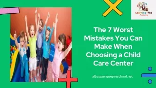 Best Daycare In Albuquerque