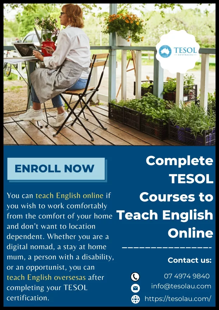 complete tesol courses to teach english