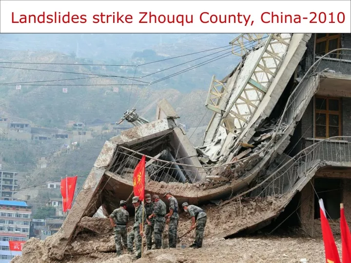 landslides strike zhouqu county china 2010
