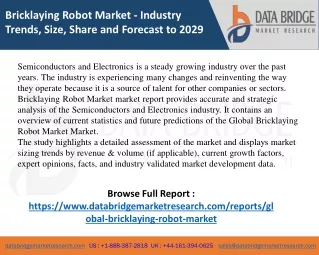 bricklaying robot market industry trends size