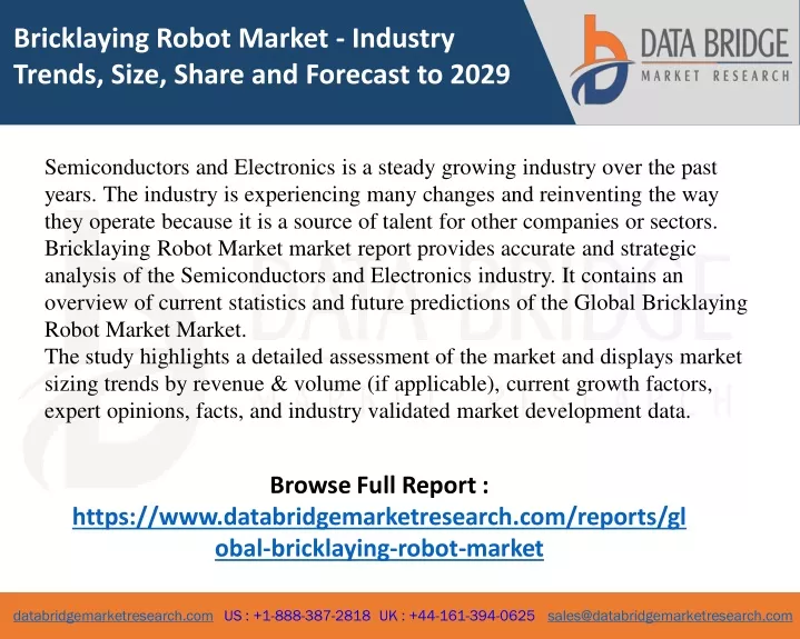 bricklaying robot market industry trends size