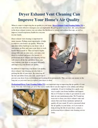 Duct Air Care
