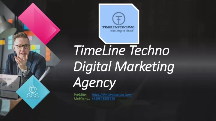 timeline techno d igital marketing agency website