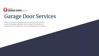 Garage Door Service