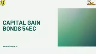 Capital Gain Bonds 54EC - RR Finance