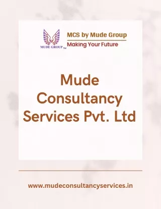 Retained niche such for tougher roles Mude Consultancy Services