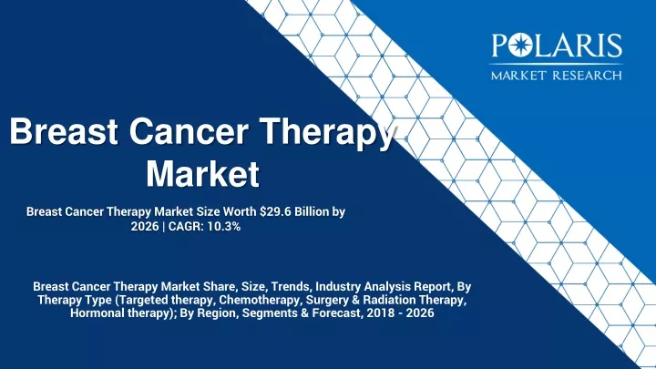breast cancer therapy market size worth 29 6 billion by 2026 cagr 10 3