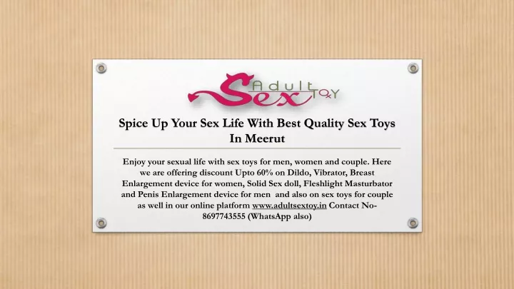 spice up your sex life with best quality sex toys in meerut