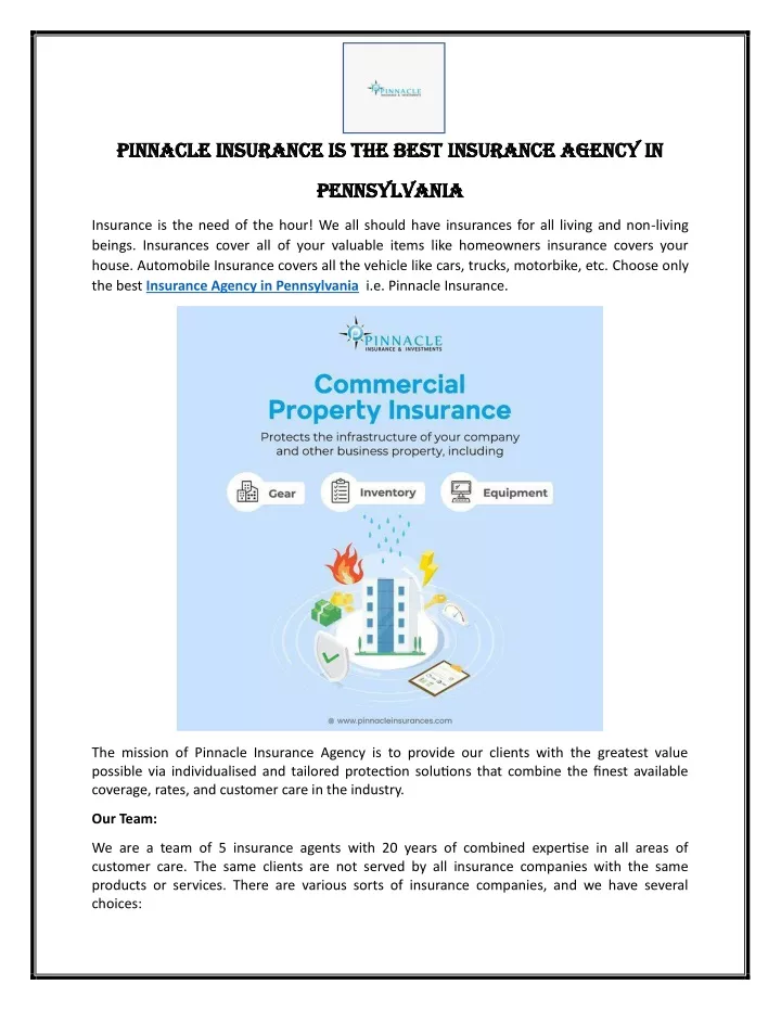 pinnacle insurance is the best pinnacle insurance