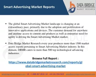 Global smart advertising market