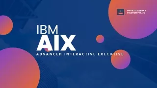 IBM AIX online training by real time trainer | proexcellency