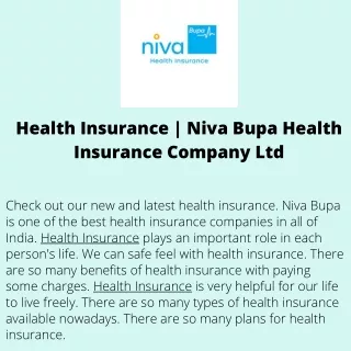 Health Insurance  Niva Bupa Health Insurance Company Ltd (1)
