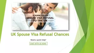What are your chances of facing a UK Spouse Visa Refusal?