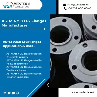 ASTM A350 LF2 | ASTM A694 | ASTM A182 F202 | ASTM A182 F304 Flange Manufacturer