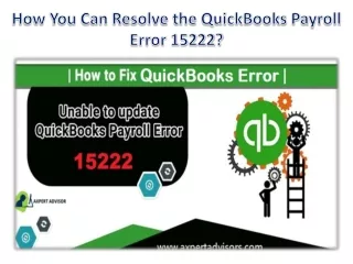 how you can resolve the quickbooks payroll error