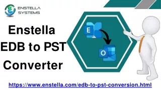 Enstella EDB to PST Converter