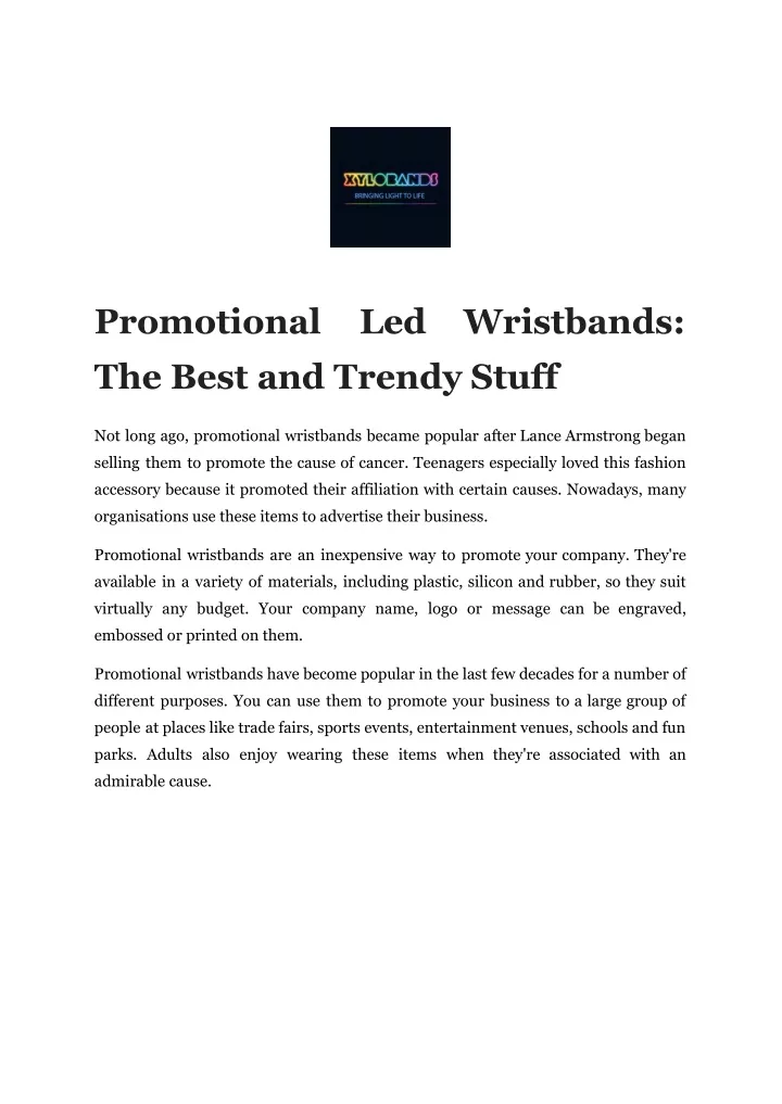 promotional the best and trendy stuff