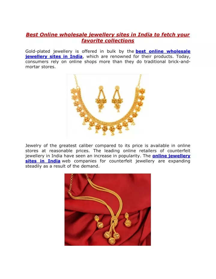 best online wholesale jewellery sites in india