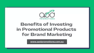 Benefits of Investing in Promotional Products for Brand Marketing