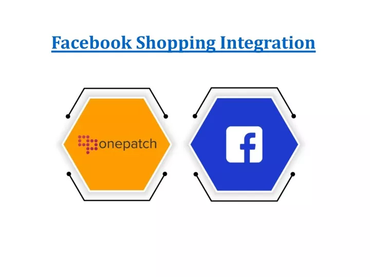 facebook shopping integration