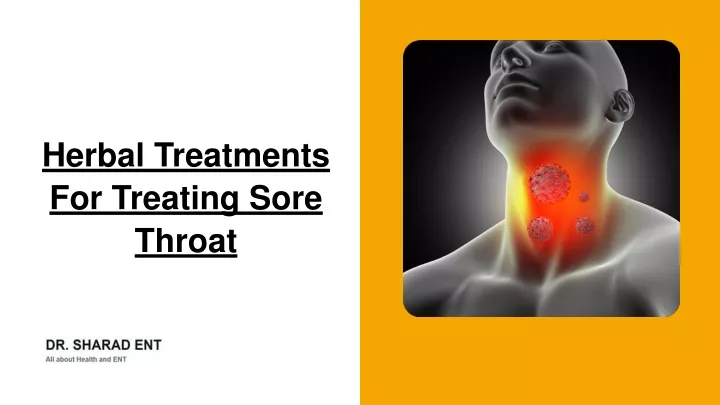 herbal treatments for treating sore throat