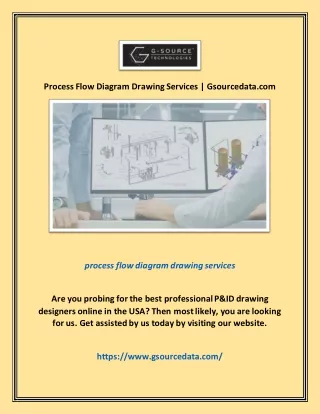 process flow diagram drawing services gsourcedata