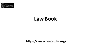 Law Book Lawbooks.org.......