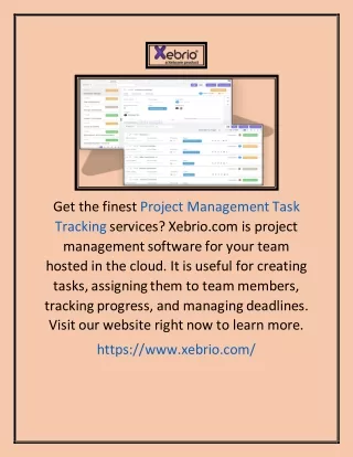 get the finest project management task tracking