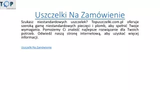 Uszczelki Na Zamówienie  Topuszczelki.com.pl