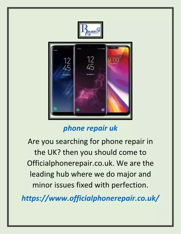 phone repair uk